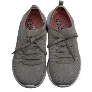 Skechers Memory Foam Air Cooled Taupe Slip On Shoes 6.5